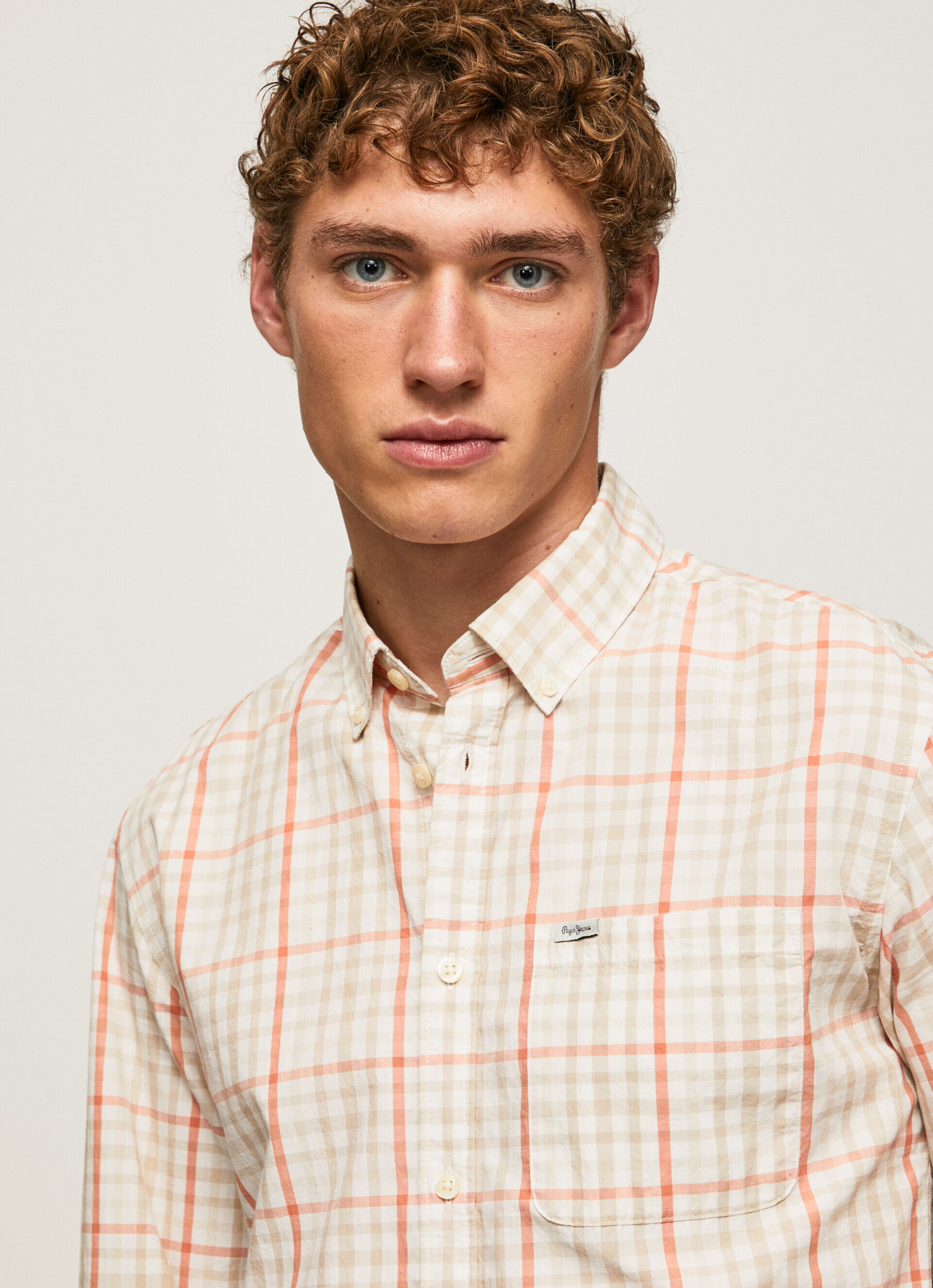 Camisa Lory Popelin com xadrez - multicolorida