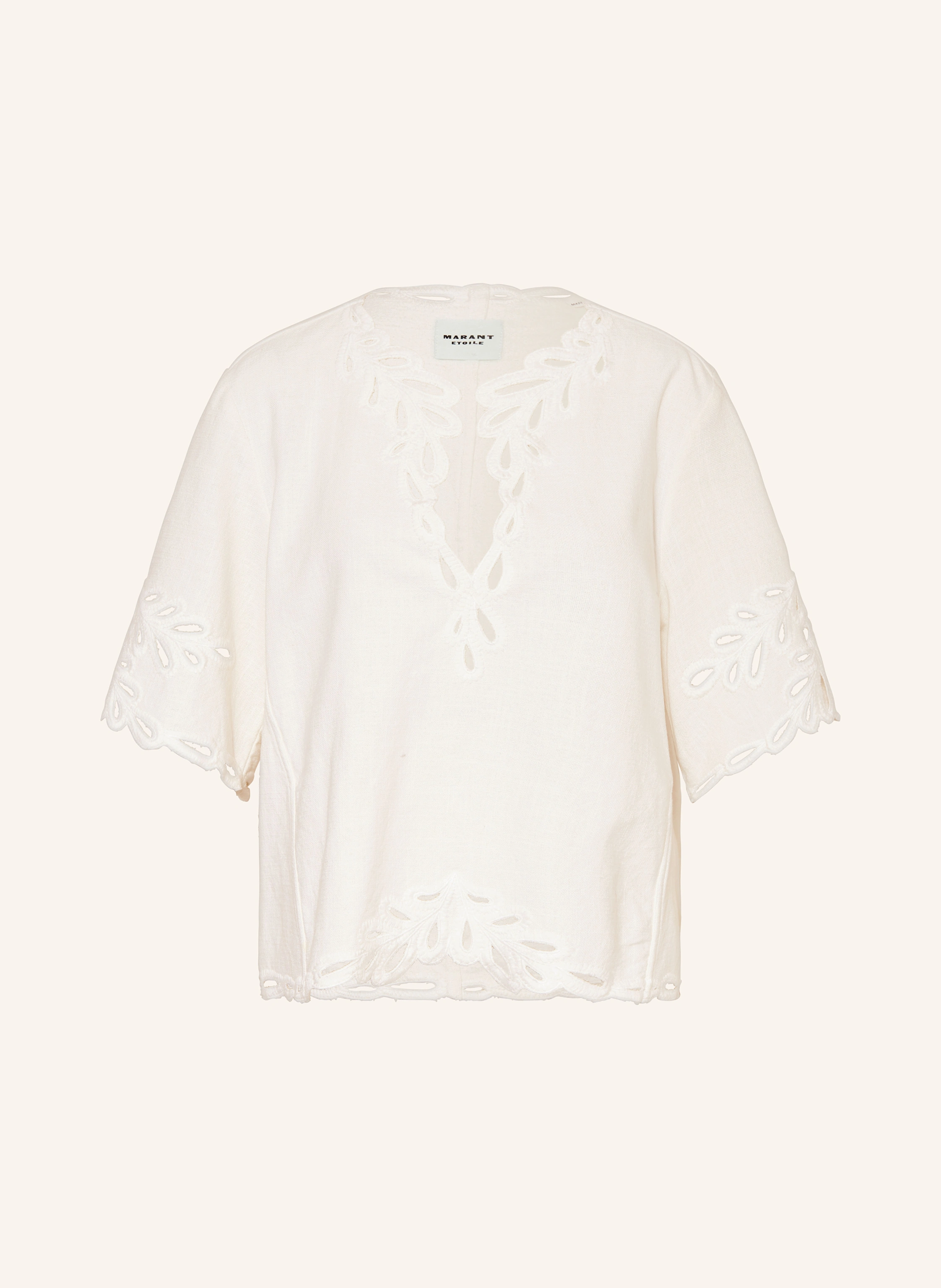 MARANT ÉTOILE Blusenshirt SHANA mit Lochspitze und 3/4-Arm