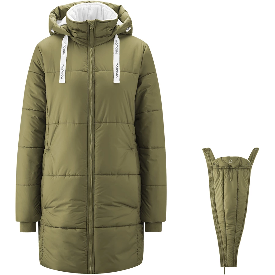 mamalila Tragemantel Copenhagen khaki
