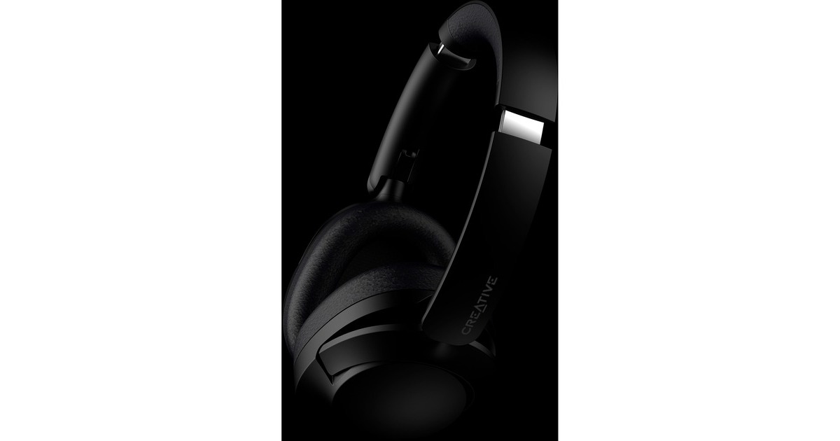 CreativeZen Hybrid 2 over-ear hoofdtelefoon  (Zwart, Bluetooth 5.2, USB-C, hybride ANC)
