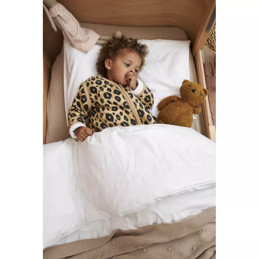 Meyco Bettwäsche Kinderbett 100 x 135 cm Uni Offwhite