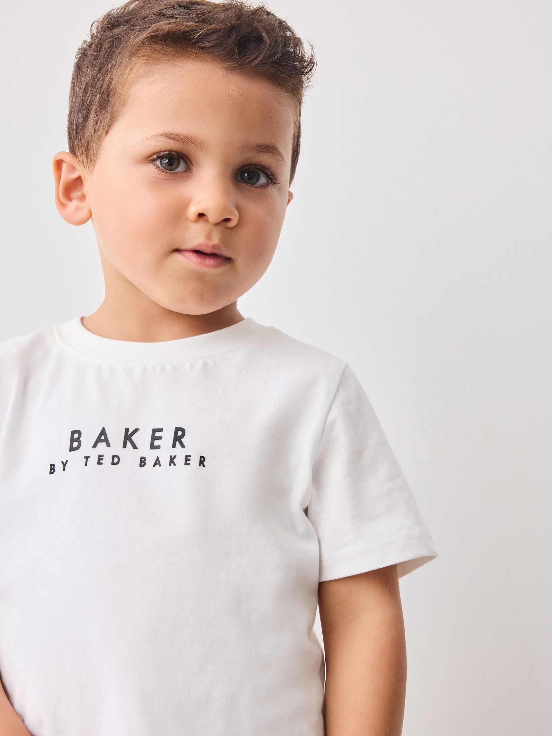Blauw - Baker by Ted Baker 100% katoenen (0 - 6 jr) driedelig trainingspakset