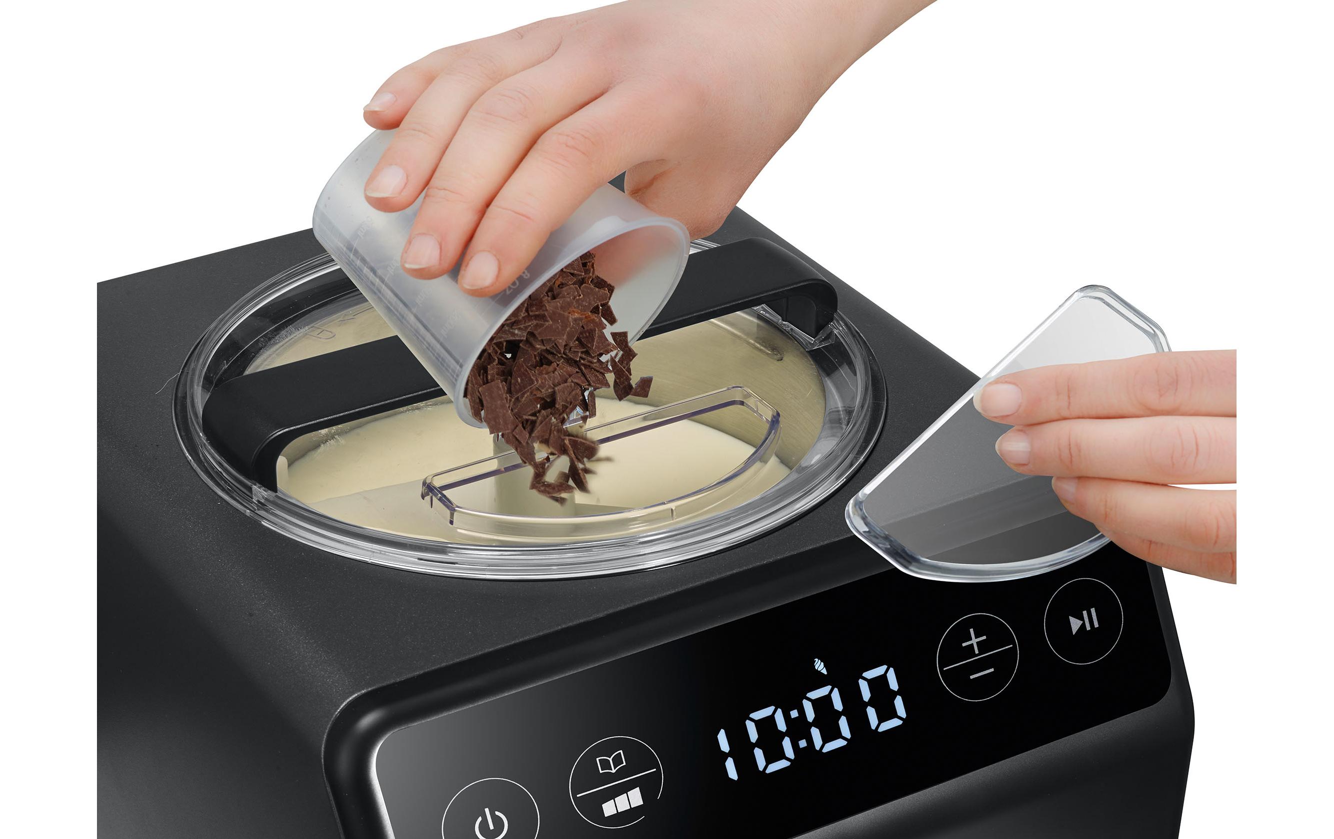 Glacemaschine IM 706 2 l, Schwarz<br>Eismaschine mit Joghurtfunktion