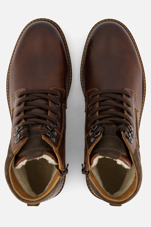 Outfielder Veterboots bruin Leer