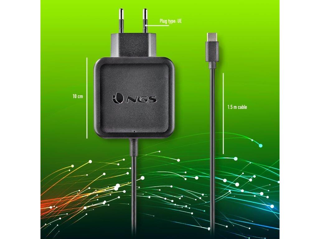 CARREGADOR UNIVERSAL NGS W-45WTYPEC 45W USB-C