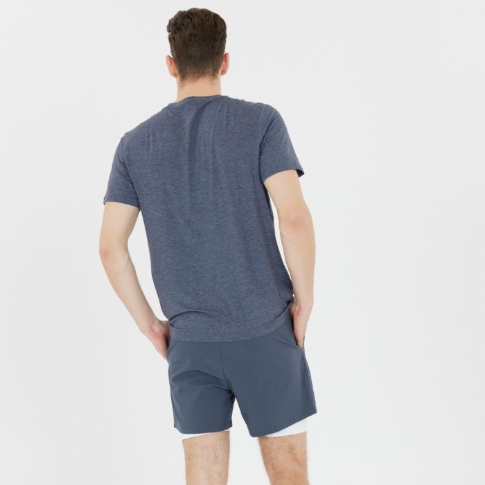 Endurance Herre T-shirts Abdon Melange Short Sleeve Tee Grå