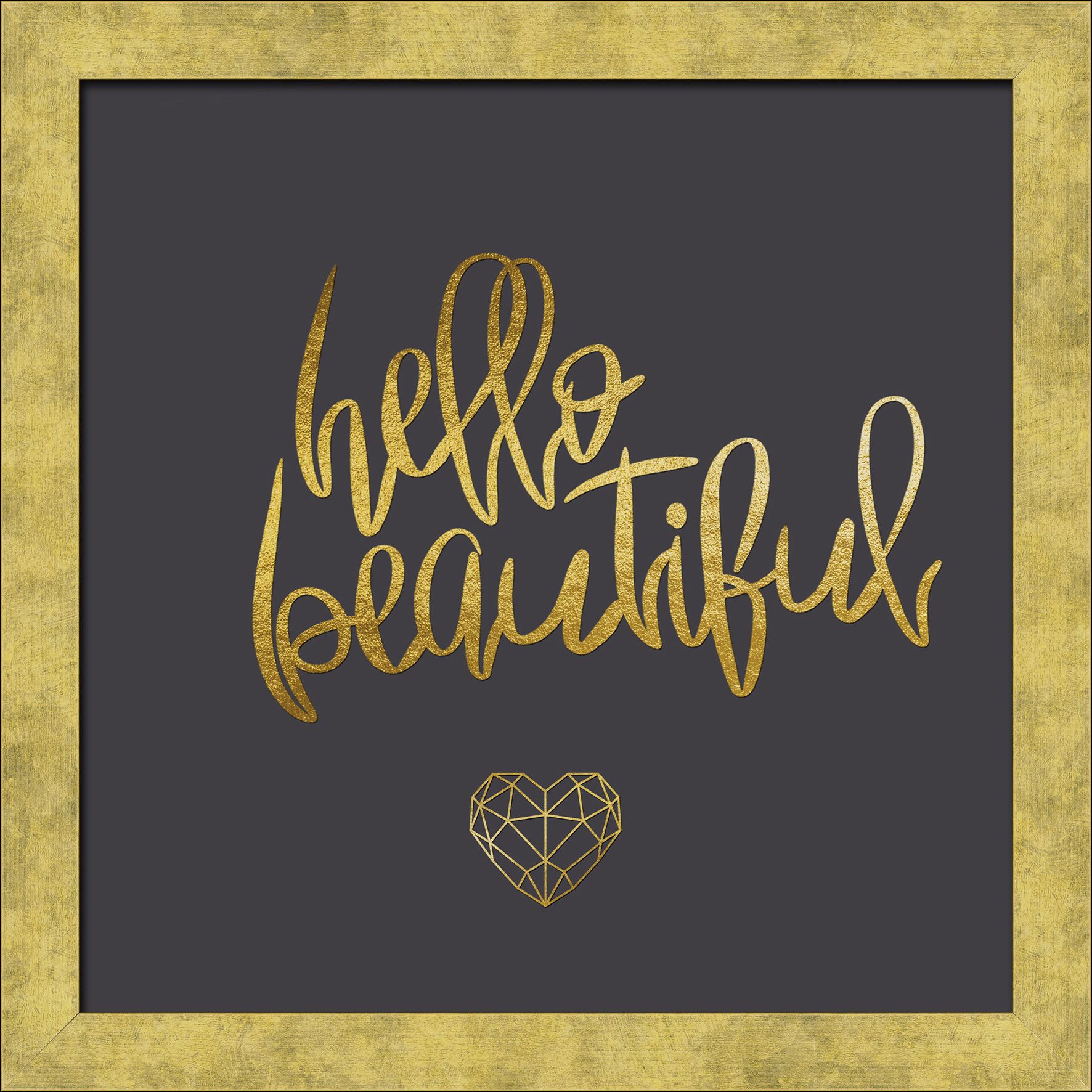 Gerahmtes Bild BEAUTIFUL &