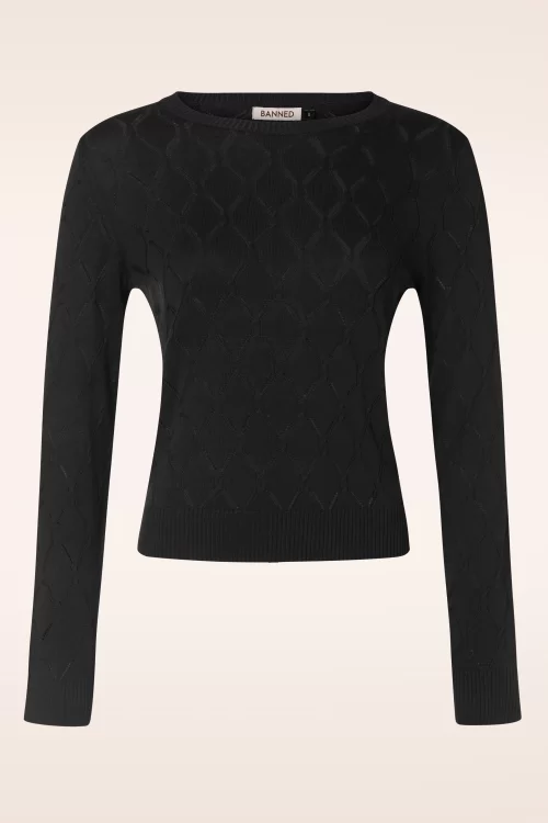 Banned Retro Ruby jumper in zwart