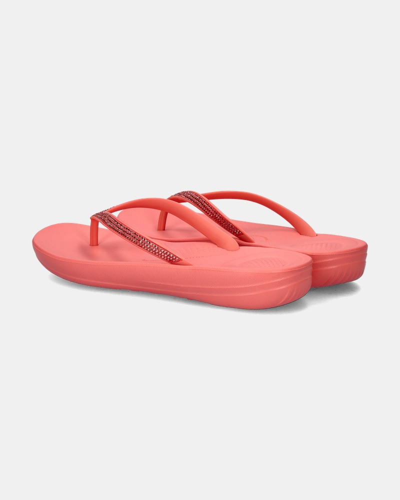 Fitflop Iqushion Sparkle Slippers  - roze