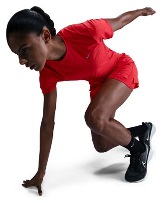 Maillot manches courtes Nike Dri-Fit Swift Rouge Femme