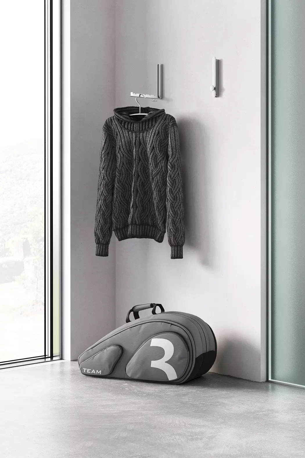 Klapp-Garderobe Pletor