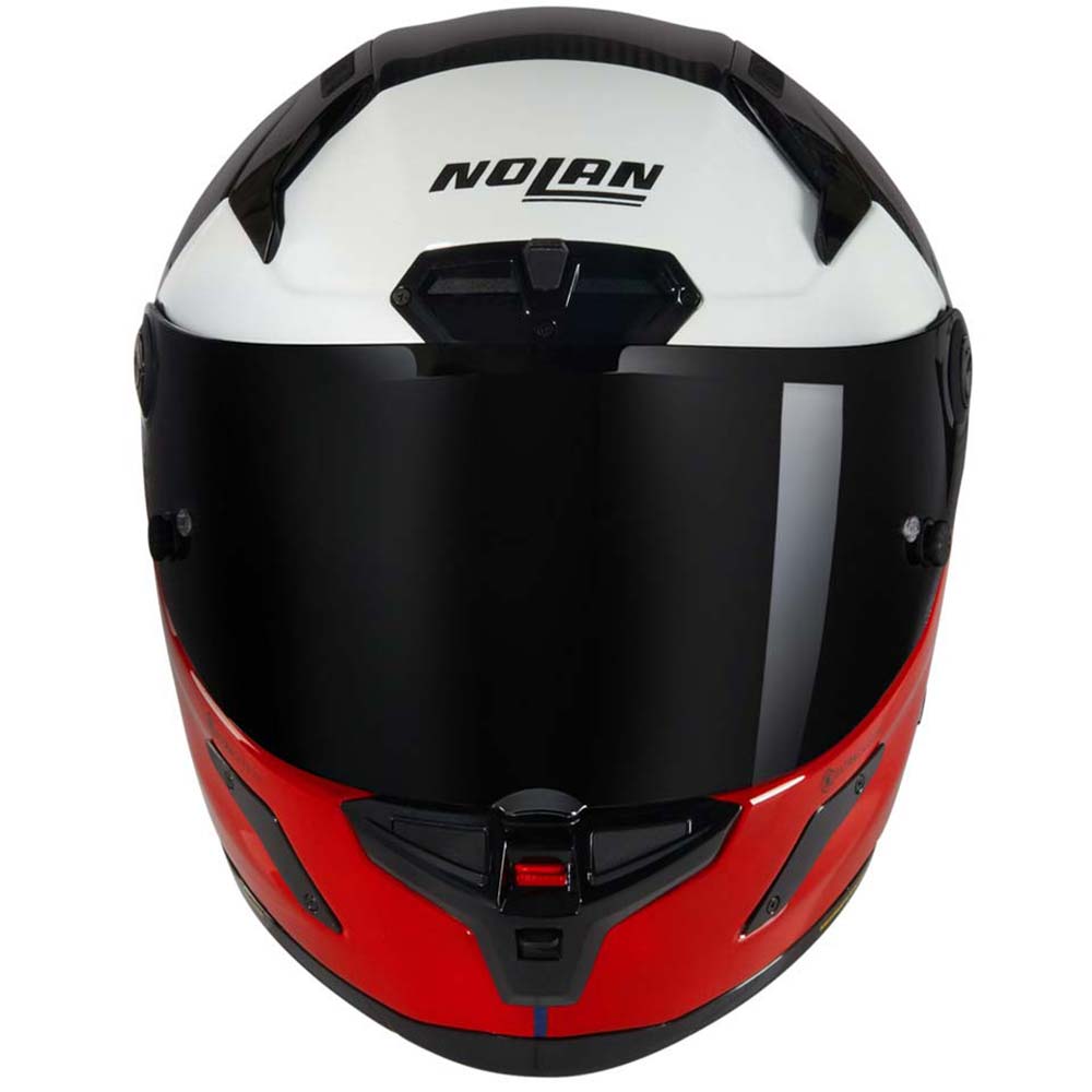 Nolan - Casque X-804 RS Ultra Carbon Blocco Carbone / Rouge / Bleu / Blanc / Brillant