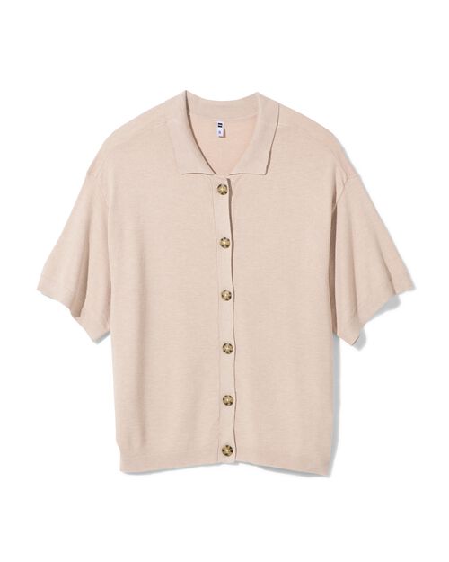 gilet maillé pour femmes  sable