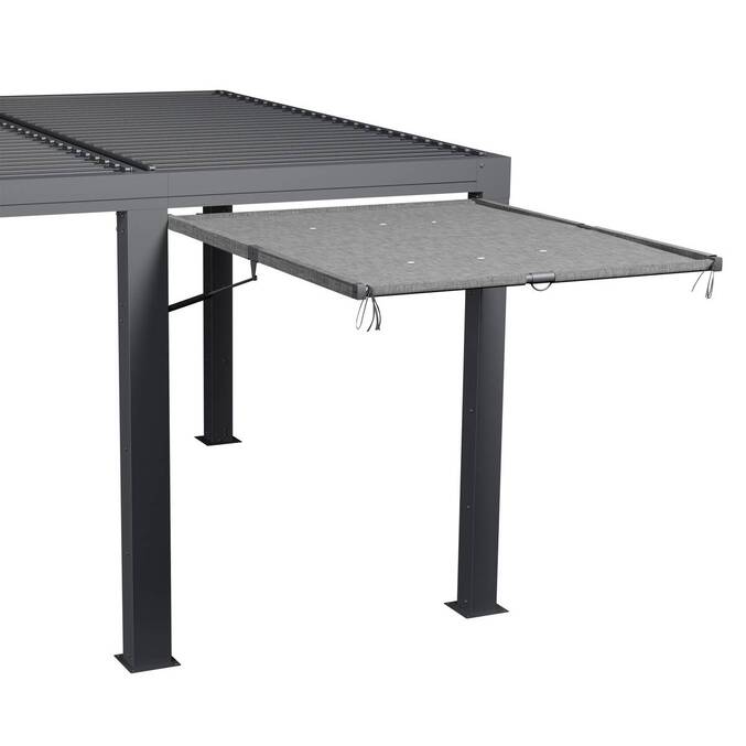 Auvent pour pergola bioclimatique MAJAÉ Granit