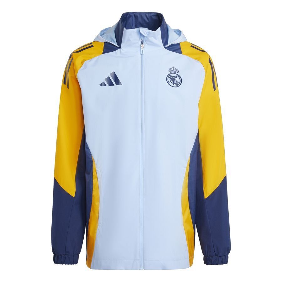 Real Madrid Veste All Weather Tiro 24 - Bleu/Crew Orange/Bleu