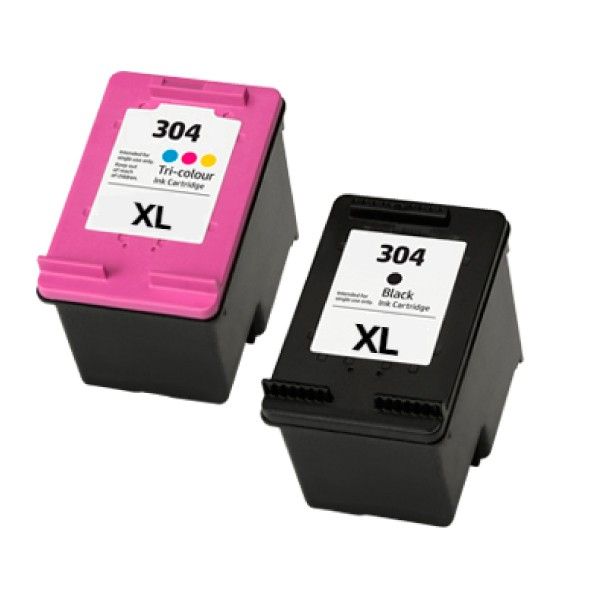 Tinteiro HP 304XL Pack x2 Compatível
