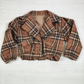 Classic Check Cropped Jacket