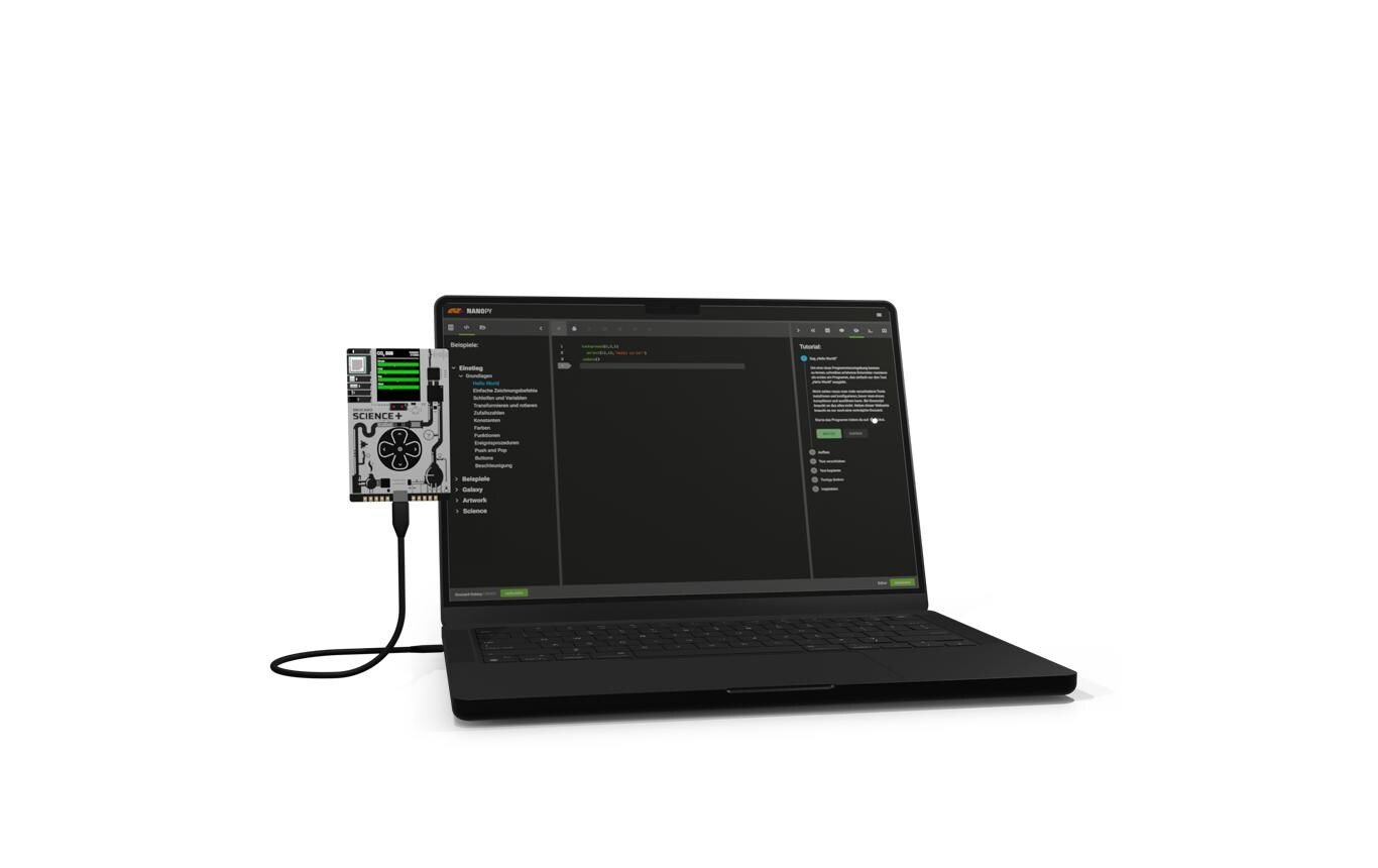 Entwicklerboard Oxocard Science Plus GOLD EditionInteraktive, programmierbarer Multisensorplatine im Kreditkartenformat