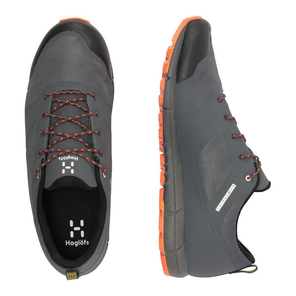 Haglöfs L.I.M LOW PROOF ECO - Chaussures randonné Homme magnetite/flame orange