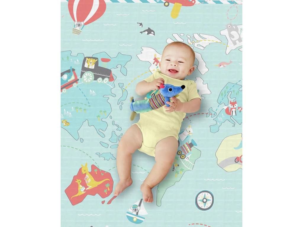 Skip Hop Doppelseitige Spielmatte Reisefreunde