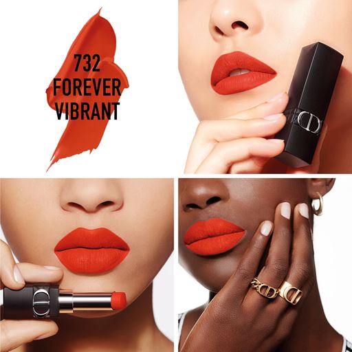 Dior Rouge Forever Transfer Proof Lipstick, 732 Forever Vibrant