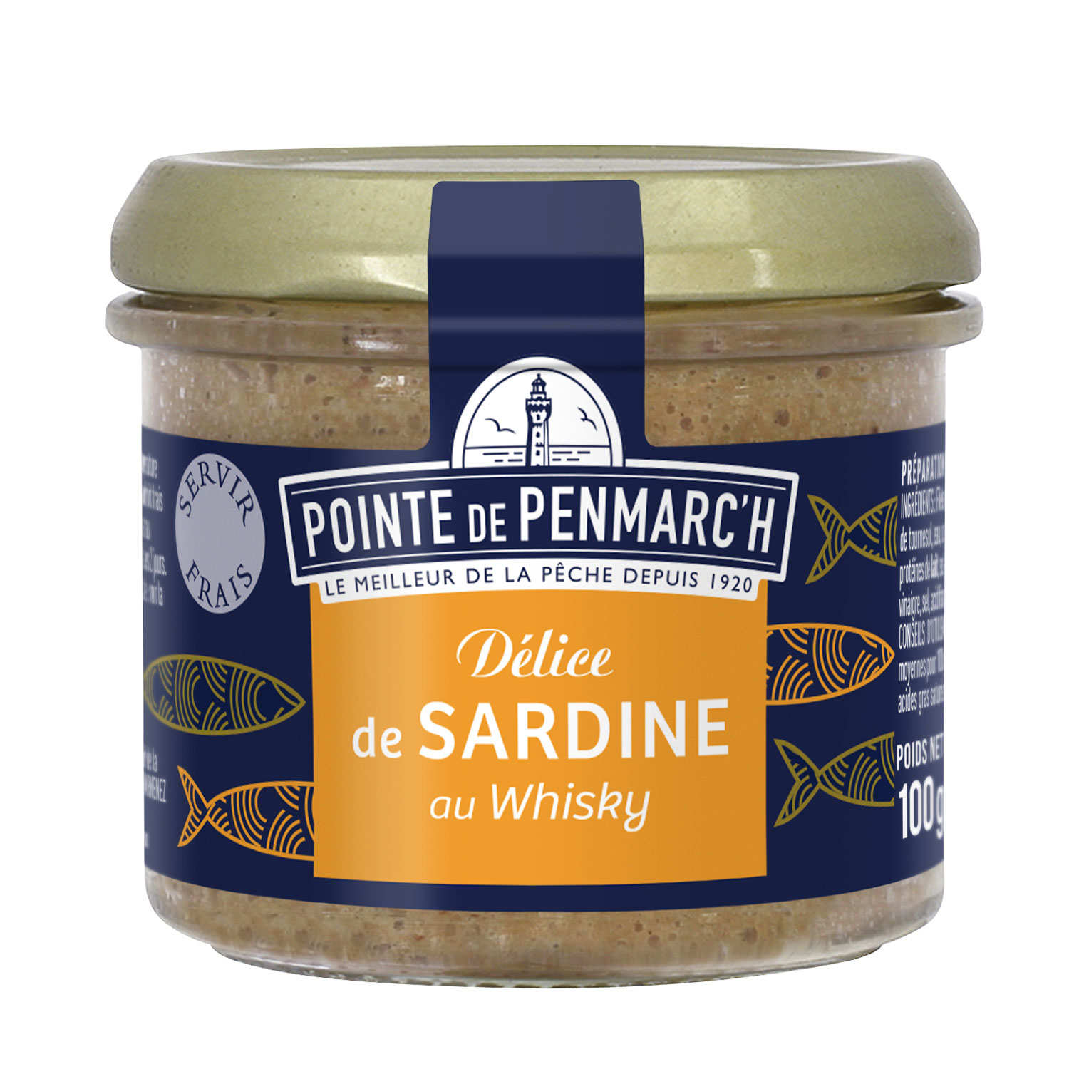 Crème de sardines au whisky