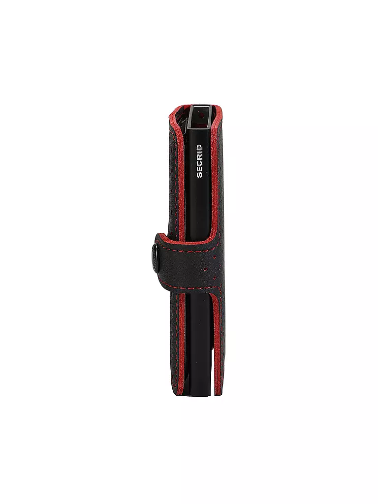 SECRID Geldbörse - Miniwallet Perforated Mini Black schwarz