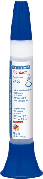 WEICON VA 20 Cyanoacrylaatlijm | Secondelijm voor de voedingsmiddelenindustrie, alsmede kunststoffen en rubber | 30 g