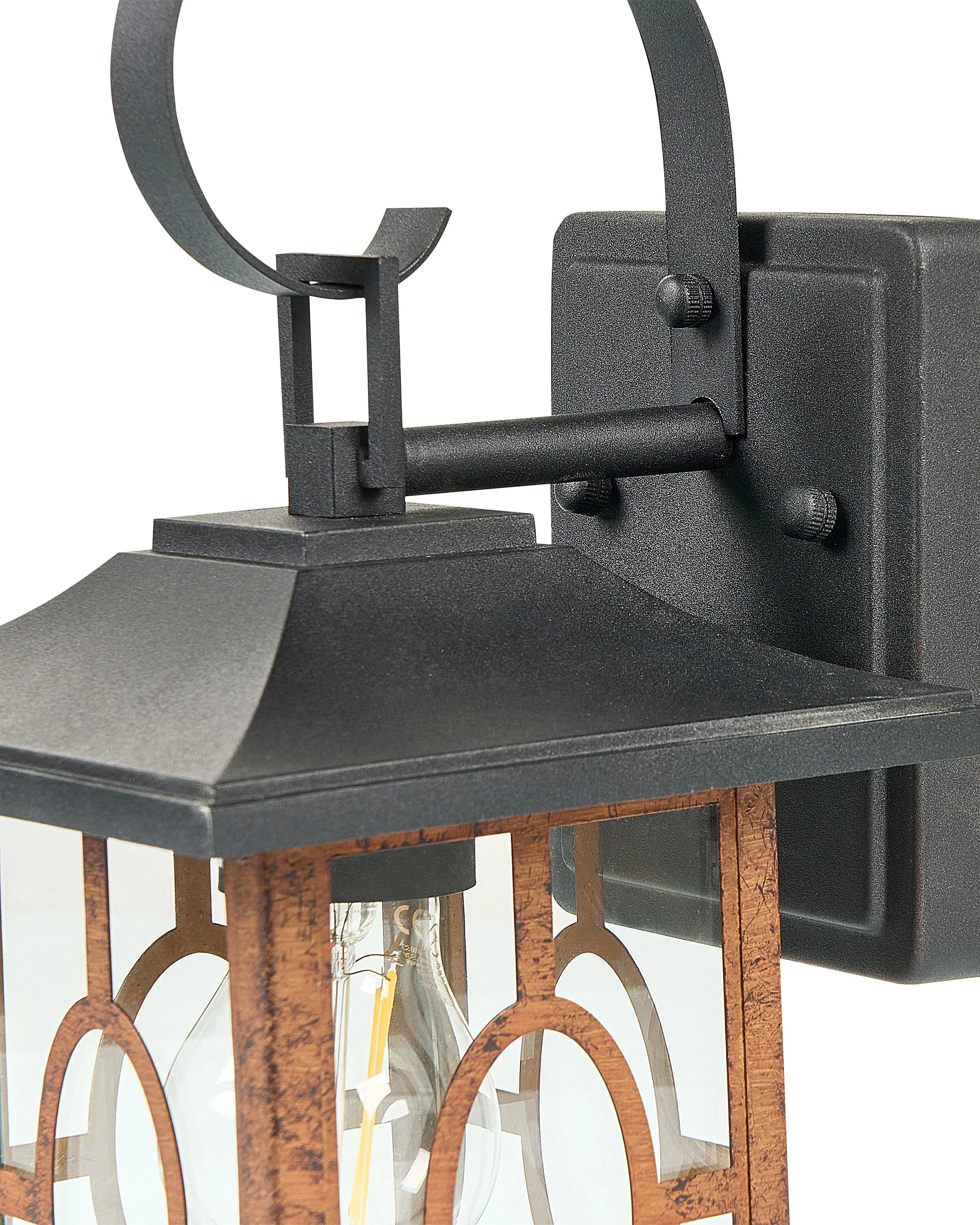 Buiten wandlamp SHAGGIE Bruin