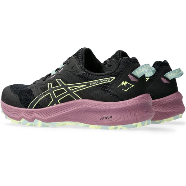 Chaussure trail ASICS TRABUCO TERRA 2 W BLACK/HUDDLE YELLOW