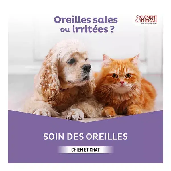 Clément Thékan Cuidado Otológico para Cães e Gatos 100ml