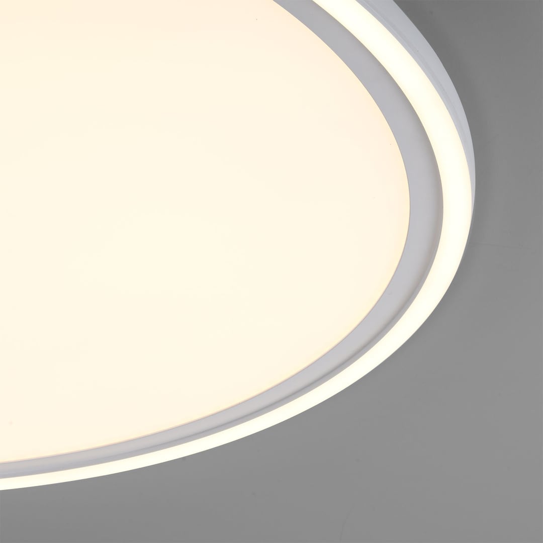 JUST LIGHT LED Deckenlampe EDGING 60 cm weiß