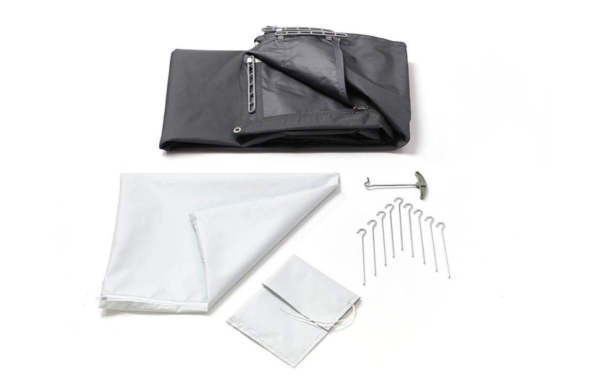 Heckzelt Space Premium, anthrazit<br>Heckzelt – Citroën, Fiat, Opel, Peugeot, Toyota