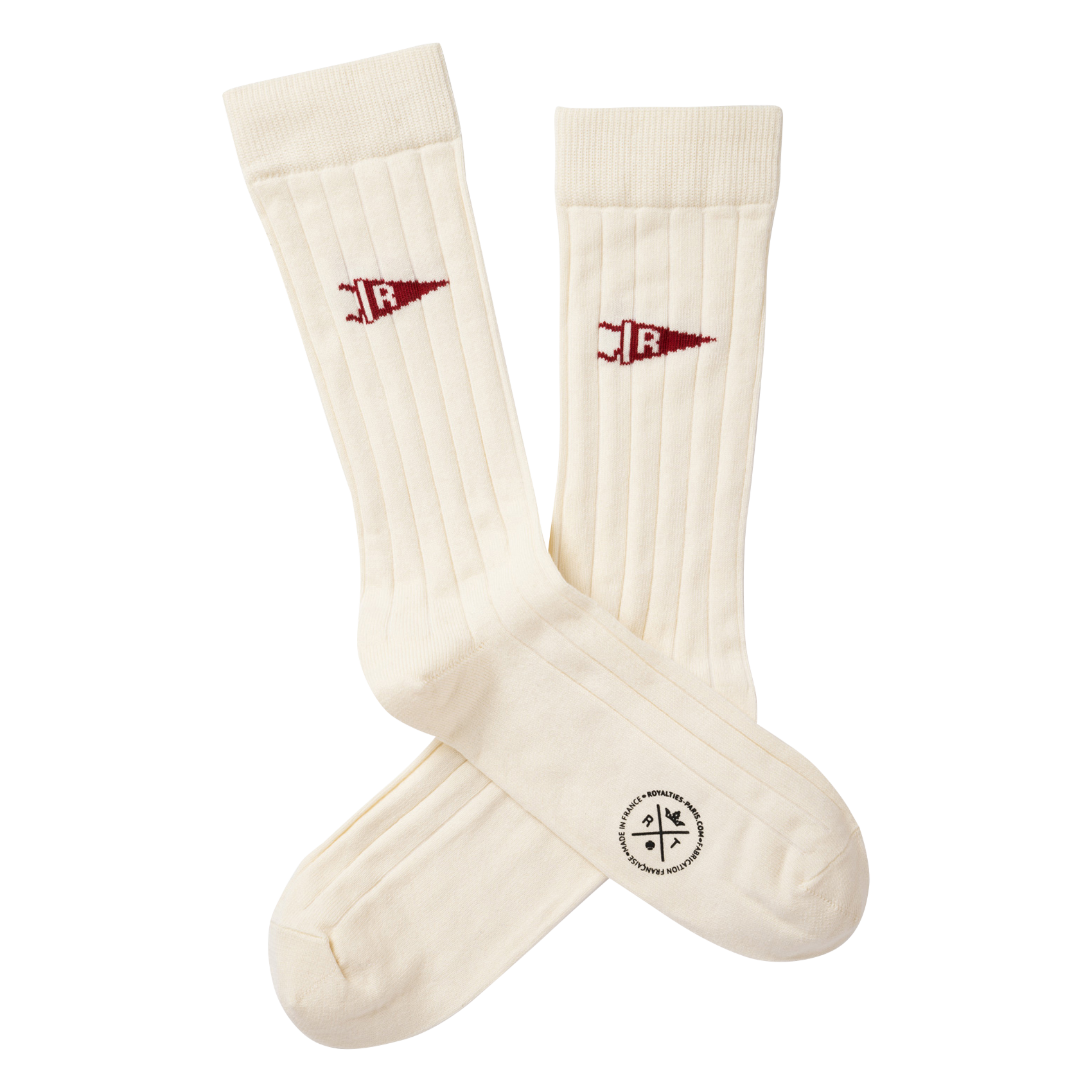 SIMON - Chaussettes en coton mélangé | Blanc