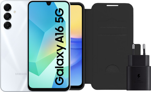 Samsung Galaxy A16 128GB Wit 5G + Accessoirepakket