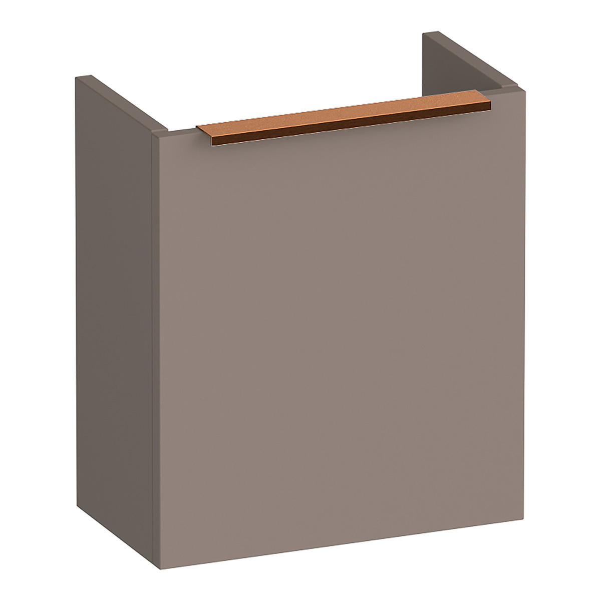 Brauer Elevate fonteinkast 40cm rechtsdraaiend mokka mat