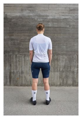 Maillot Manches Courtes Femme Poc Essential Road Logo Blanc/Gris Clair