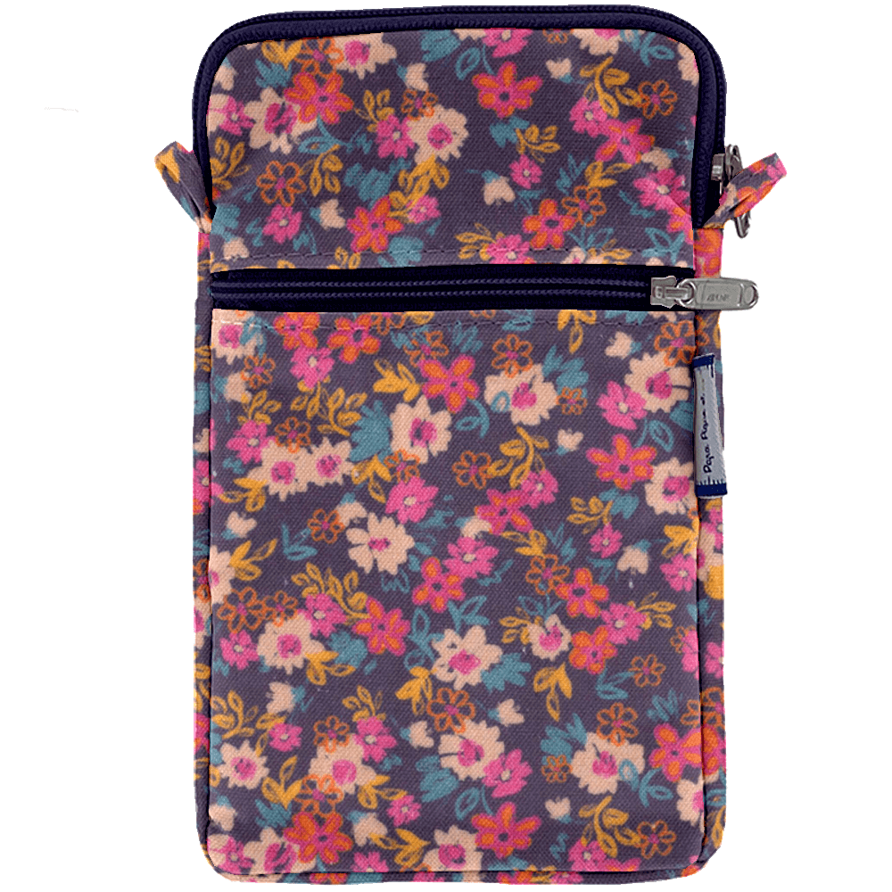 Pochette Téléphone Matelassée Hippie Fleurie