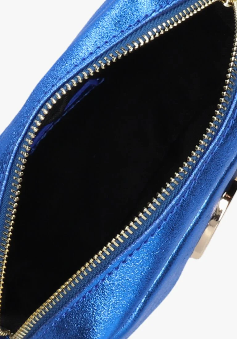 NOTRE-V blauwe notre-v schoudertas jacine metallic