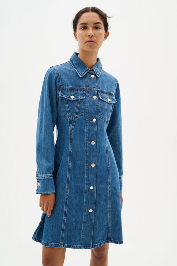 InWear SophinaIW Short Dress Washed denim