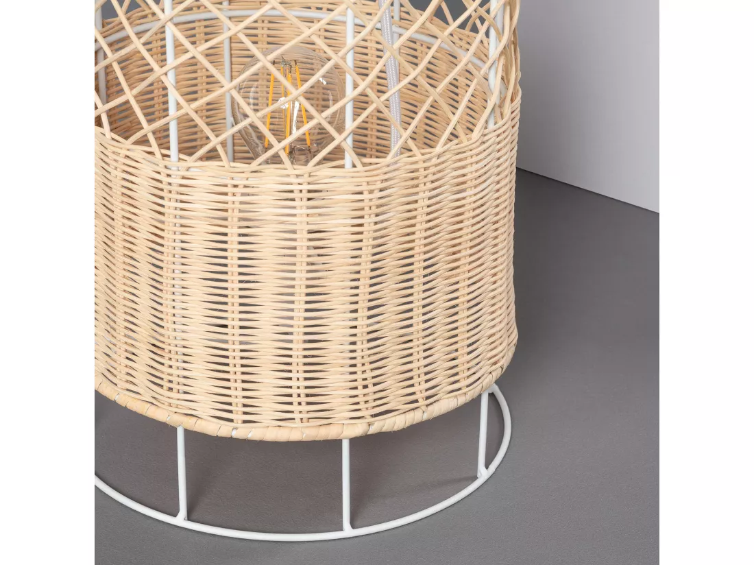 Lampadaire Rotin Rubra Naturel