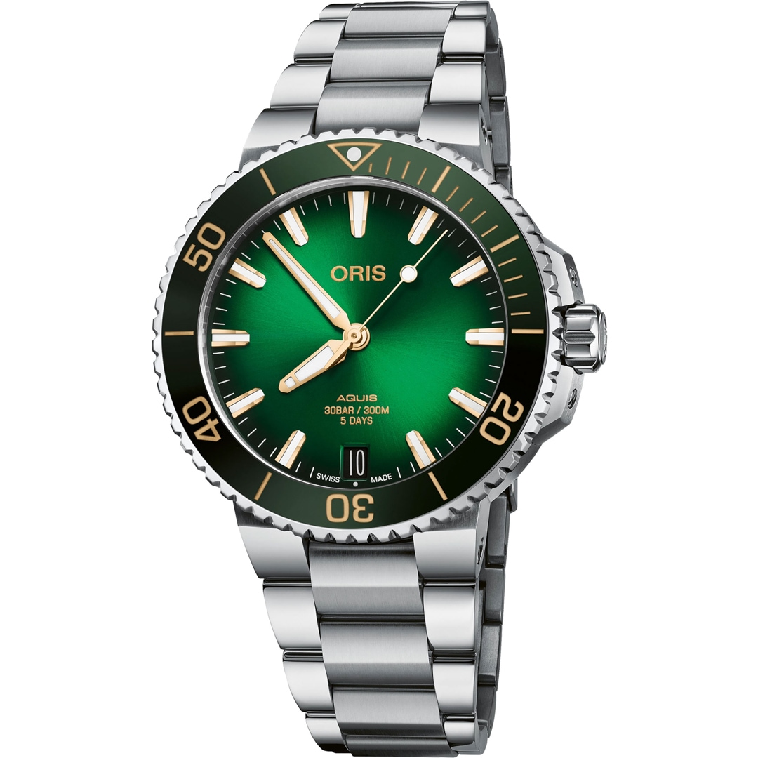 Oris Aquis Date Calibre 400 Grün Ø 41.5mm