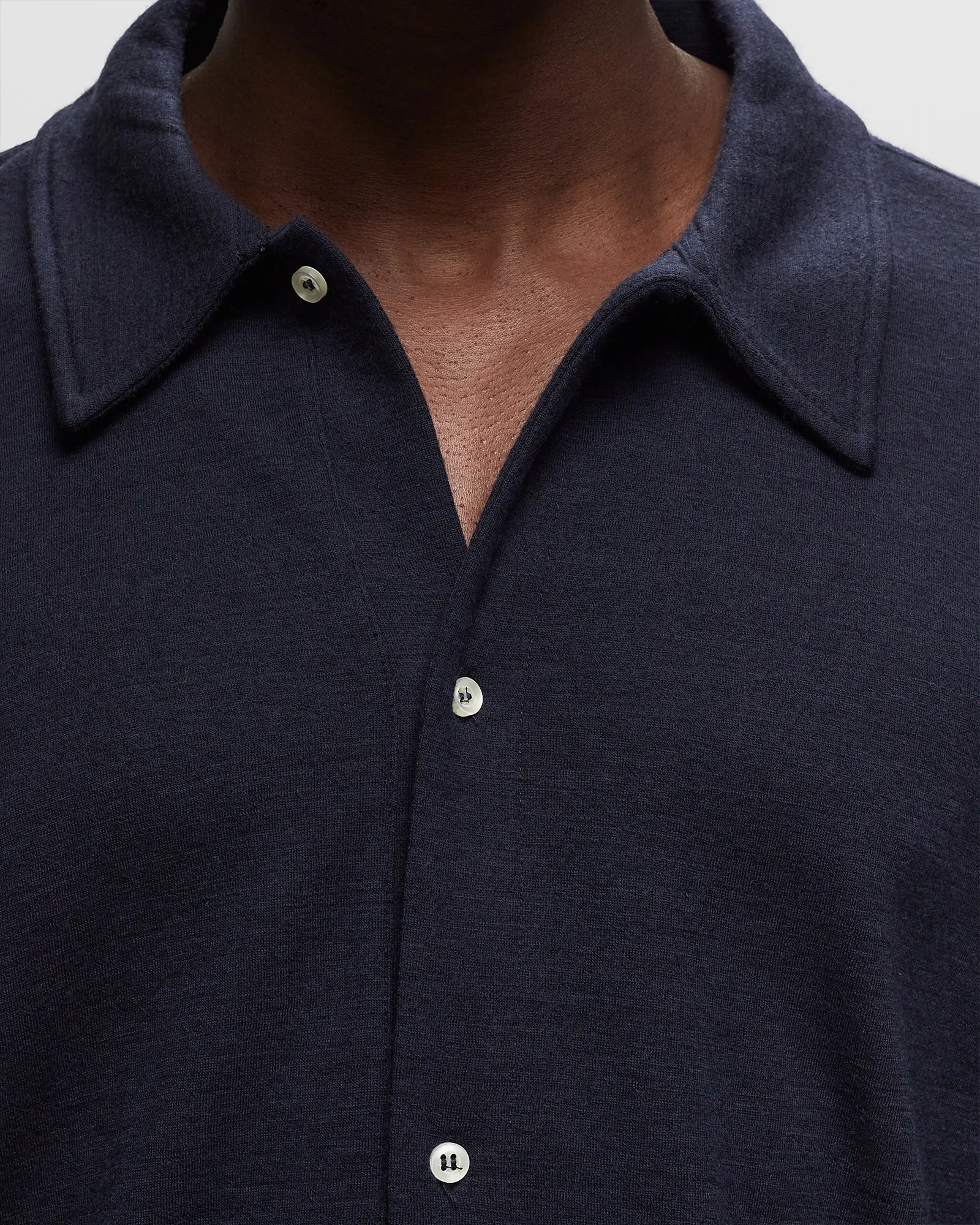 Officine Générale BRENT POLO DOBLE FACE FELT WO