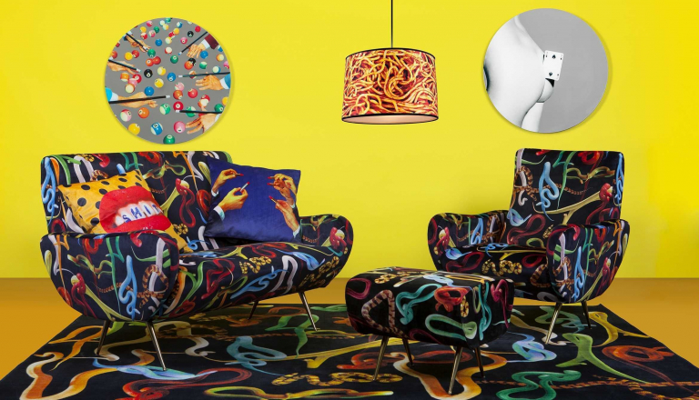 Seletti Toiletpaper Lounge poef Snakes