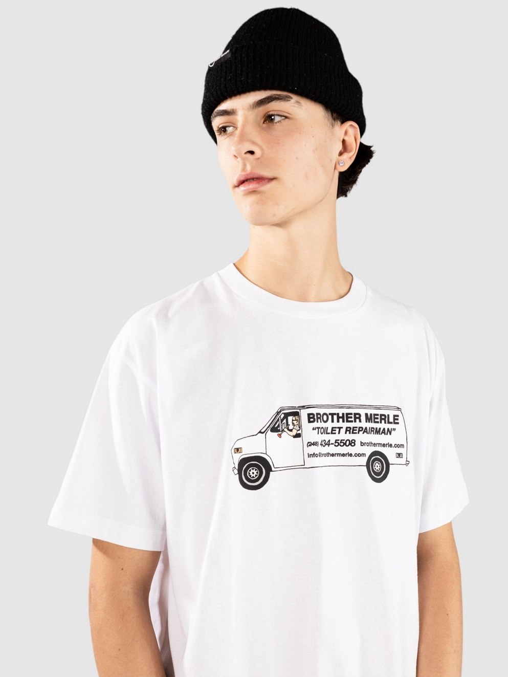 Brother Merle Van T-Shirt white