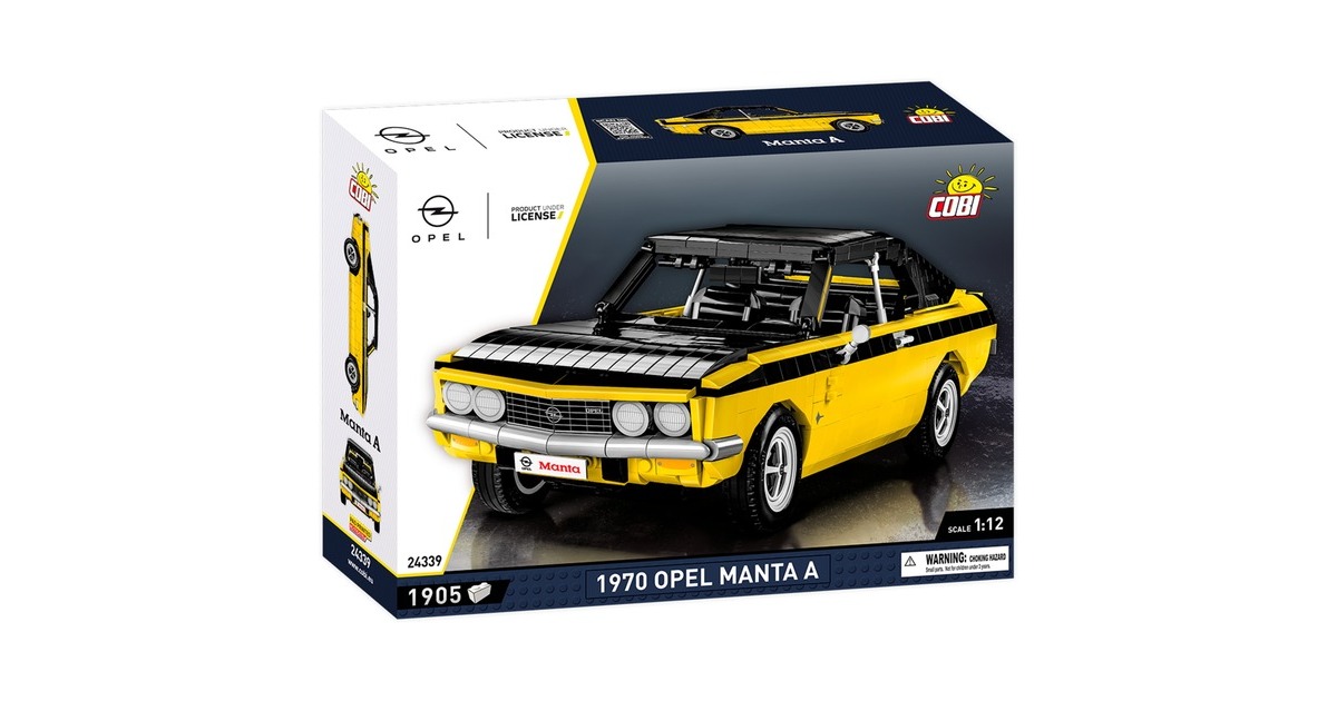 COBIOpel Manta A 1970 Constructiespeelgoed  (Schaal 1:12)