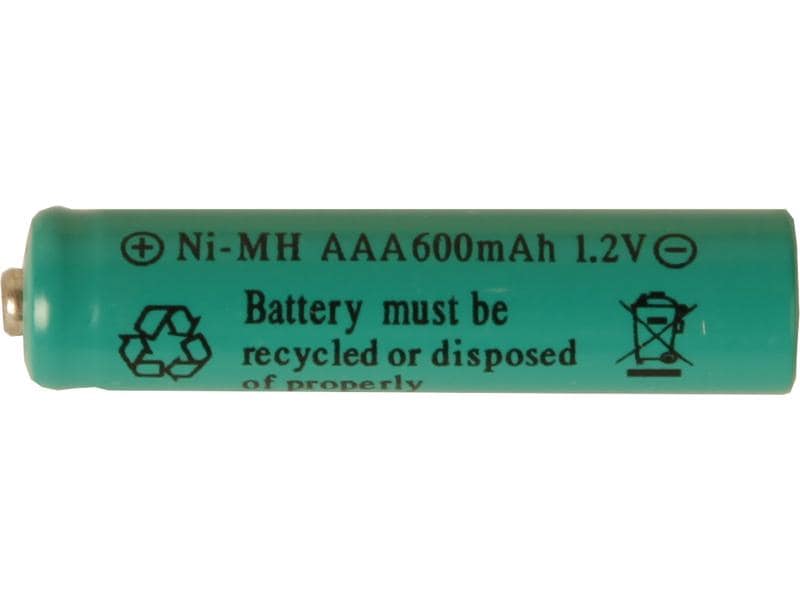 Star Trading Batterie AAA 1.2 V 600 mAh NI-MH Ersatz-Akku für Solarleuchten