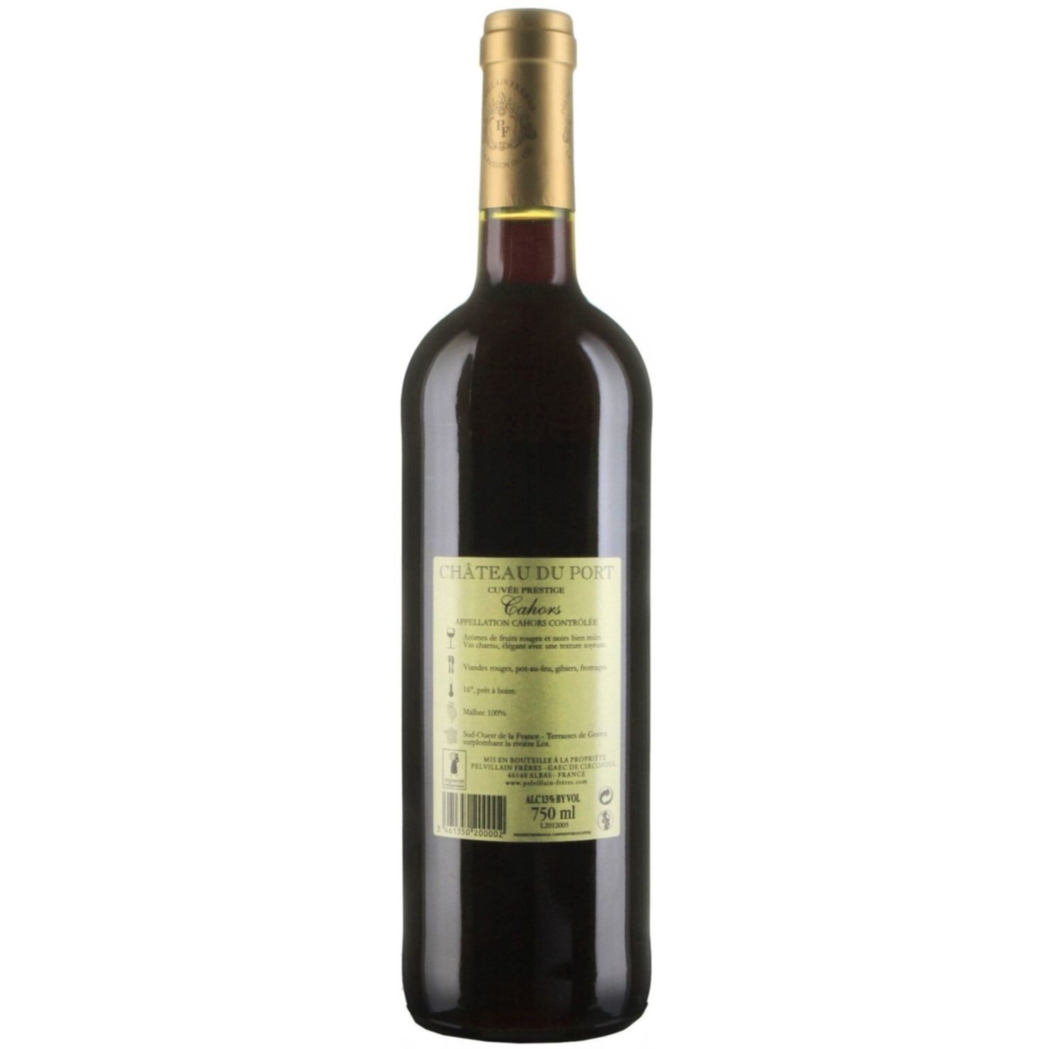Château du Port Cahors Cuvée Prestige AOC -75cl