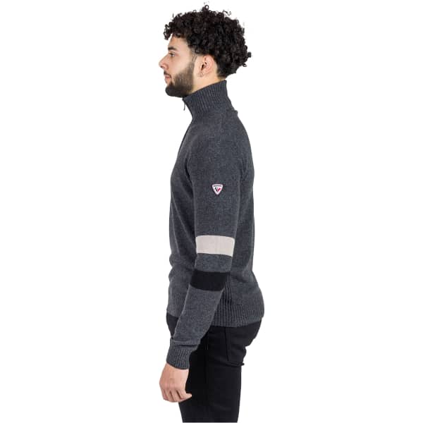 Pull ROSSIGNOL SIGNATURE HZ KNIT ONYX GREY