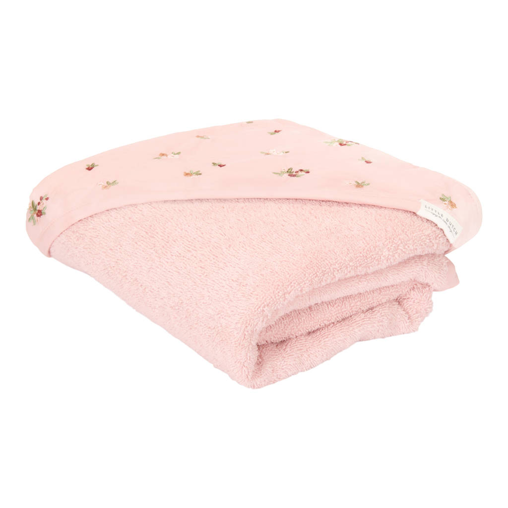 badcape geborduurd Blossom